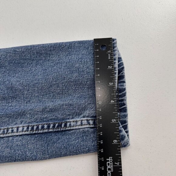 Levis Mens 502 Regular Taper Jeans W32 L31 Blue Denim Classic Vintage Relaxed - Picture 9 of 11